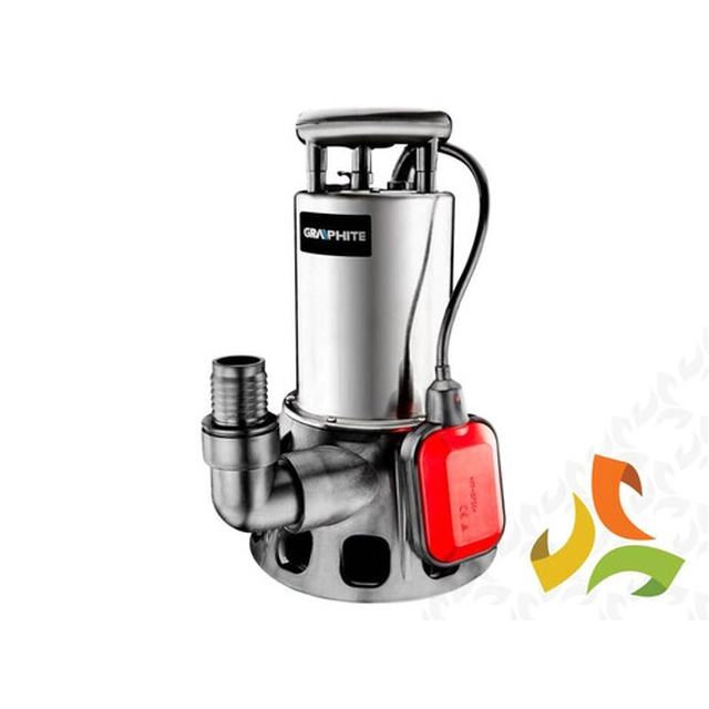 Bomba de agua sumergible para agua sucia 650W 7,5m 59G446 GRAFITO
