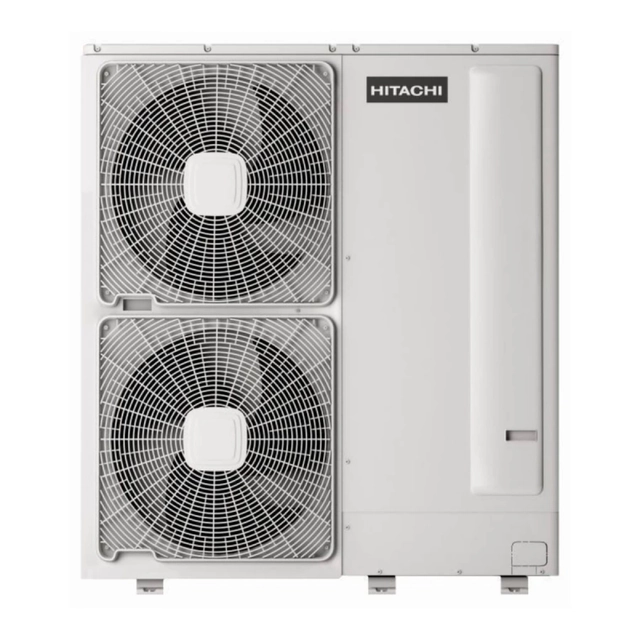 Bomba de calor aire-agua Hitachi Yutaki M 16kW, para calefacción y refrigeración, clase energética A+++, monobloque, trifásica