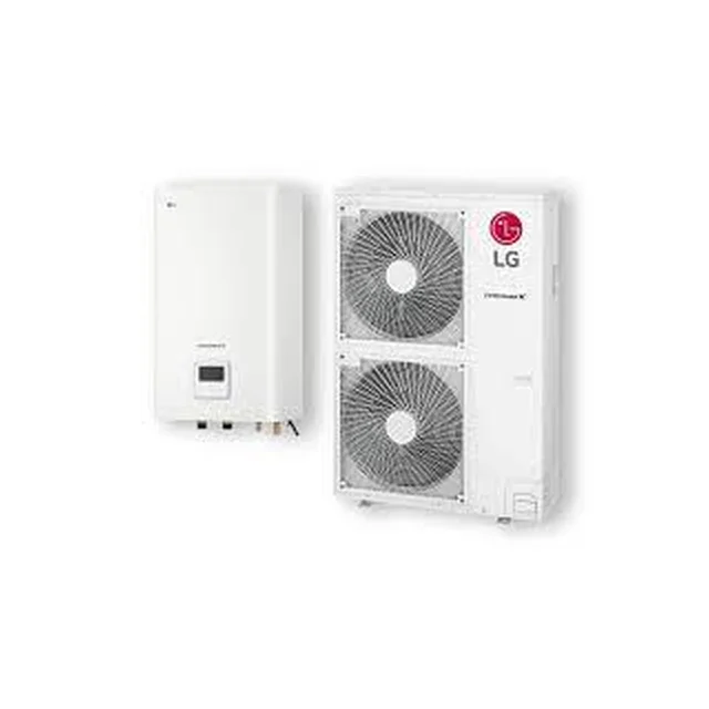 BOMBA DE CALOR AR-ÁGUA LG THERMA V, SPLIT IWT, 12 KW Ø3 COM AQUECEDOR DE ÁGUA 200 L INTEGRADO