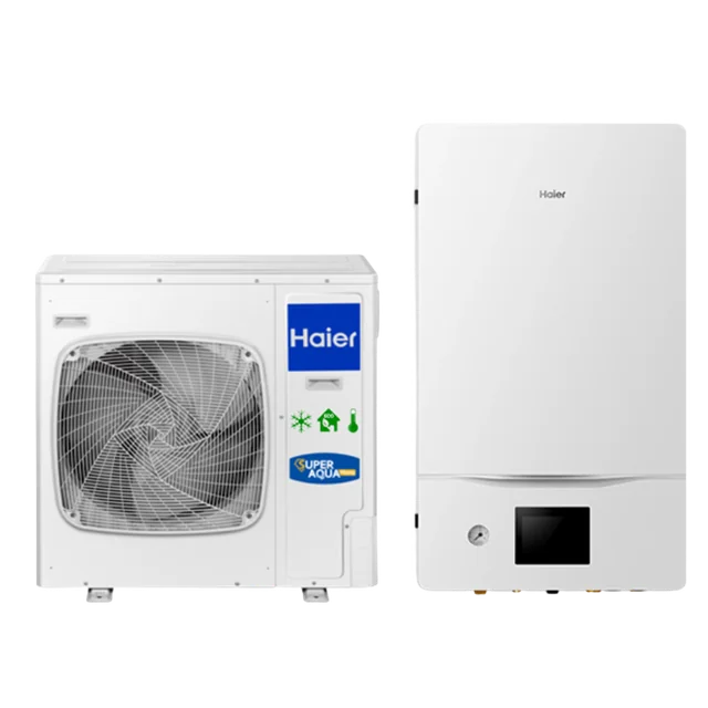 Bomba de calor HAIER 10,04 kW super aqua split, branca