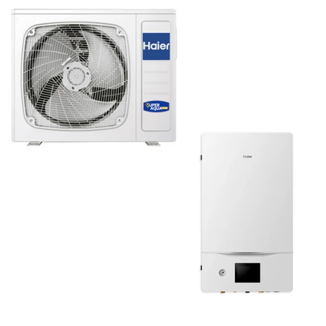 Bomba de calor HAIER 6,08 kW super aqua split, branca