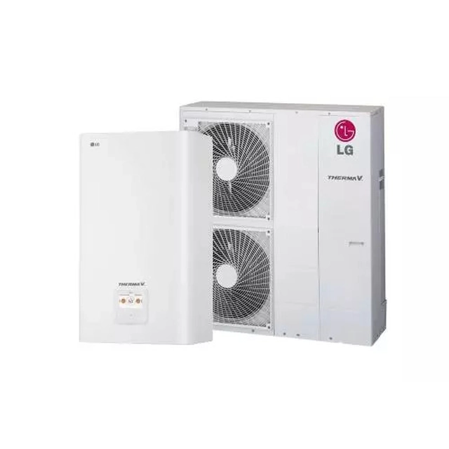 Bomba de calor LG HU123MRB/HN1600MC.NK1 ThermaV 12kW Hydrosplit 3 fase