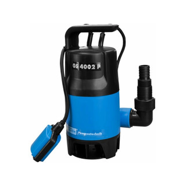 Bomba submersível Güde GS 4002 P para água suja 125 - 0 l/min | 0 - 5 m | 230 V