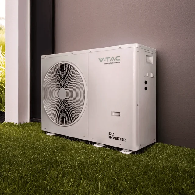 Bombas de calor - ATW Monobloco - R32 - Ventilador DC - 220-240V - 1 fase 10kW com aquecedor de reserva 3kW