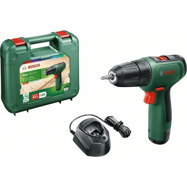 Бормашина/винтоверт Bosch EasyDrill 1200 12 V 1 x батерия 1.5 Ah (06039D3006)