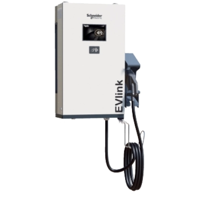 Borne de recharge EVlink - Fast Charge DC 24kW avec prise CHAdeMO