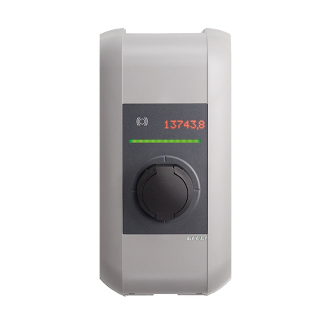 Borne de recharge fixe KEBA Wallbox 102637 KeContact P30 c-series, prise 22kw, IP54, RFID, MID