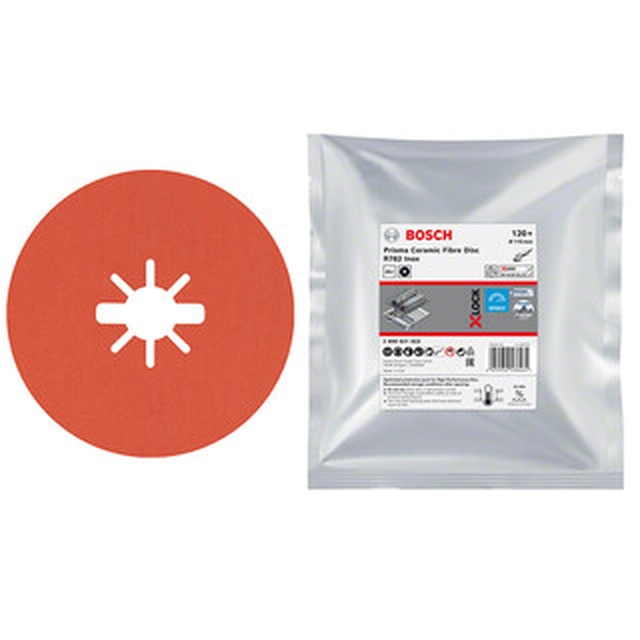 Bosch 115 x 22,23 mm | Grain: 120 | fiber disc 25 pcs