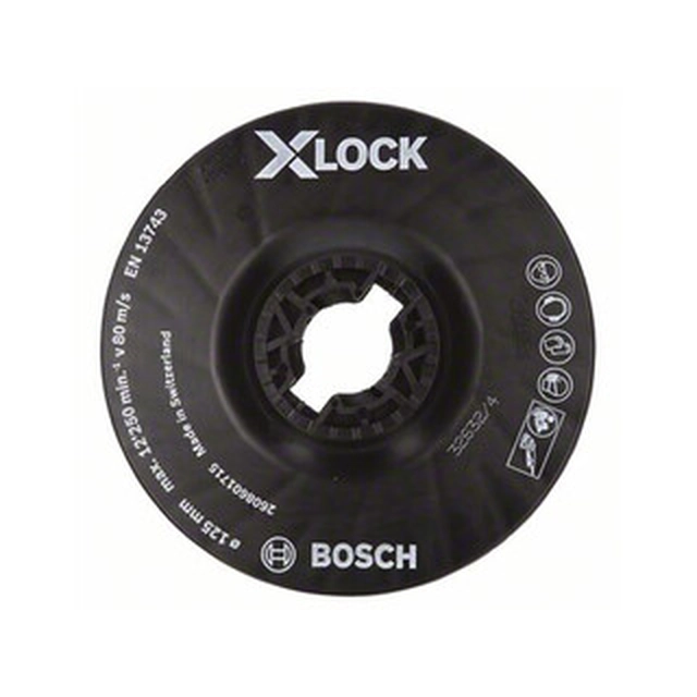 Bosch 125 mm gumijas plāksne šķiedru diskam