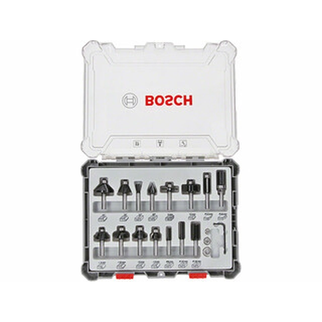 Bosch 15 part top milling knife set