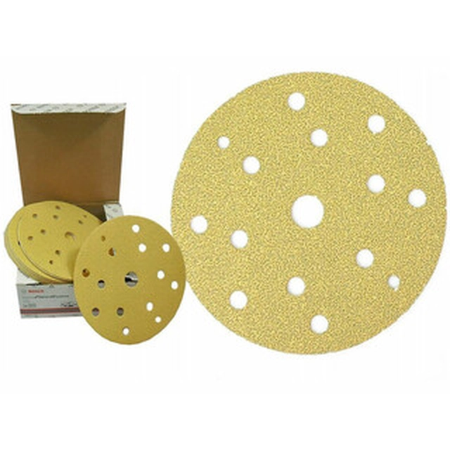 Bosch 150 mm velcro eccentric sandpaper Grit: 240 | 50 pcs