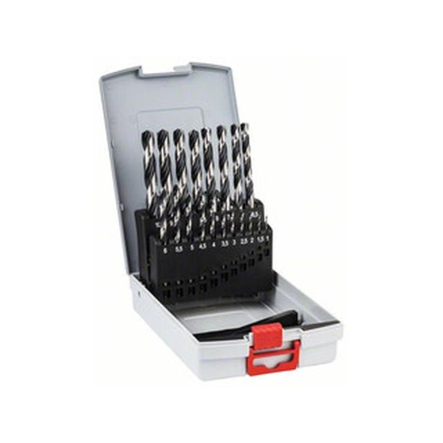 Bosch 19 parte PointTeQ HSS-G set de găuriți spiralat pentru metal (1-10 mm) în ProBox