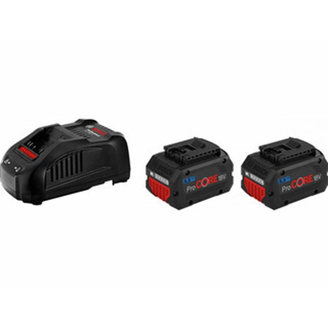 Bosch 2 x ProCORE 18V 5,5Ah + GAL 1880 CV battery and charger set 18 V | 5,5 Ah