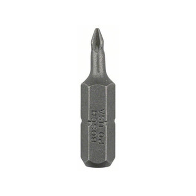 Bosch 25 mm | PH0 | 1/4 punta phillips en pulgadas 25 piezas