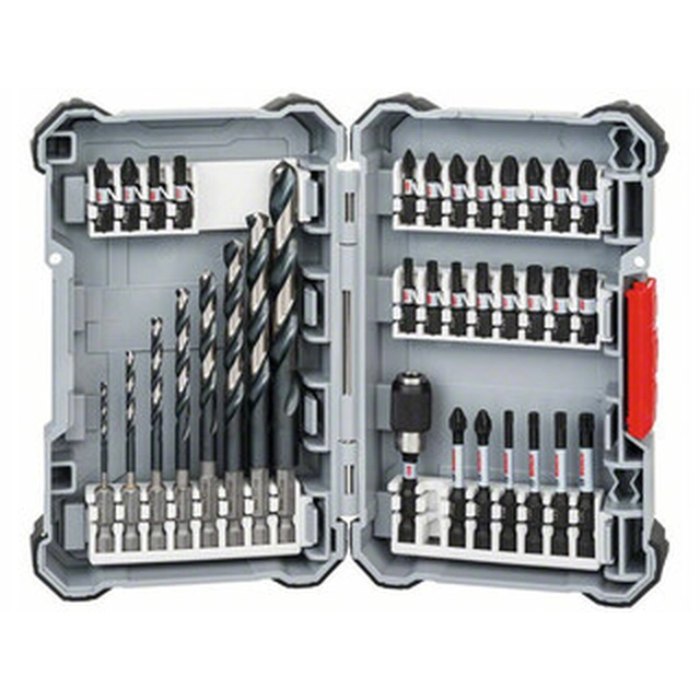 Bosch 35 part Impact Control HSS drill and drive kit