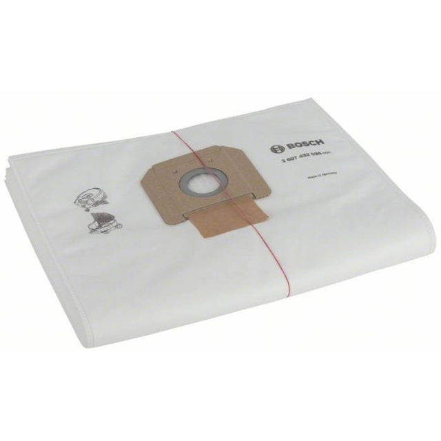 BOSCH 5x sacchetto filtro in tessuto non tessuto per GAS 55 M AFC (Prova a secco)