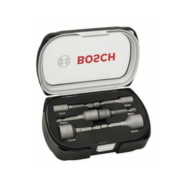 Bosch 6 del 1/4 palčni komplet nasadnih ključev (6/7/8/10/12/13 mm)