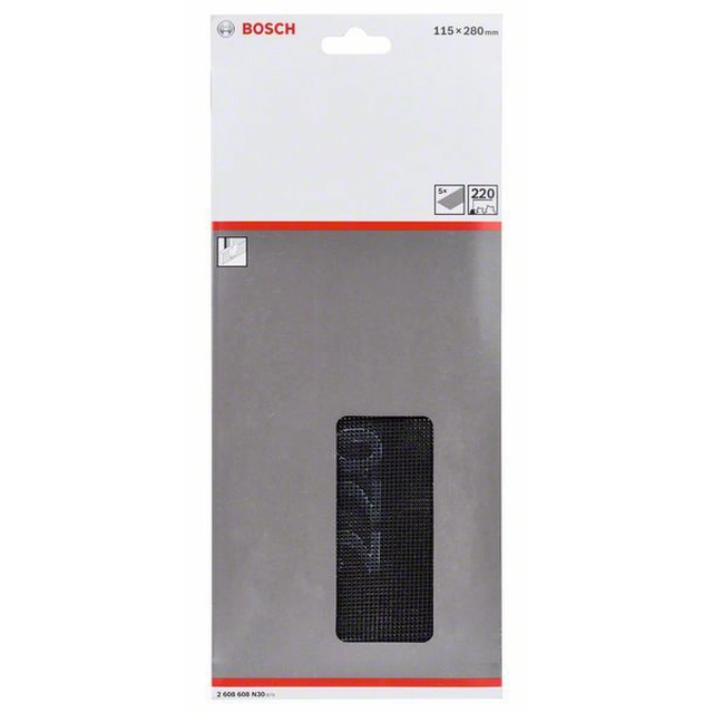 BOSCH Abrasive mesh 115 x 280 mm,220