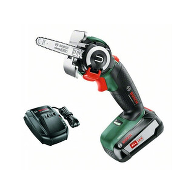 Bosch AdvancedCut 18 akkus nanoblade fűrész 18 V | Vágási m. 65 mm | 0 - 7000   1/min | Szénkefementes | 1 x 2,5 Ah akku + töltő | Kofferben