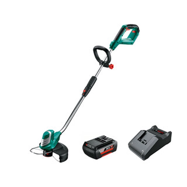 Bosch AdvancedGrassCut 36 cortacésped inalámbrico 36 V | 300 mm | Escobilla de carbón | Batería 1 x 2 Ah + cargador