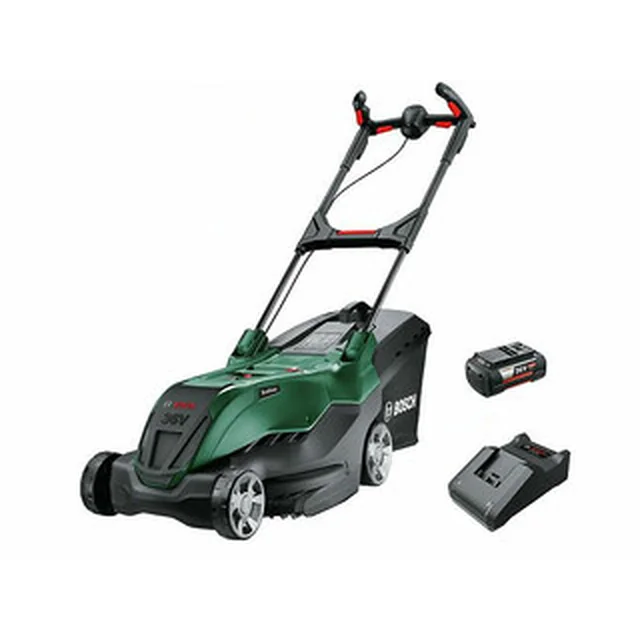 Bosch AdvancedRotak 36V-44-750 cordless lawnmower 36 V | 440 mm | 750 m² | Carbon Brushless | 1 x 4 Ah battery + charger