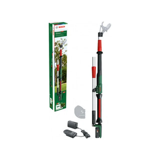 Bosch AdvPrune 18-45 Potatore a batteria 18 V | 45 mm | Spazzola di carbone | Batteria 1 x 2 Ah + caricabatteria