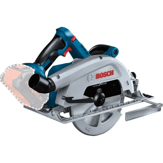 Bosch Akumulatorska krožna žaga Bosch BITURBO GKS 18V-68 C Professional solo (modra/črna, brez baterije in polnilca, L-BOXX)