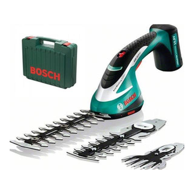 Bosch ASB 10.8LI cordless lawnmower + shrub cutter set