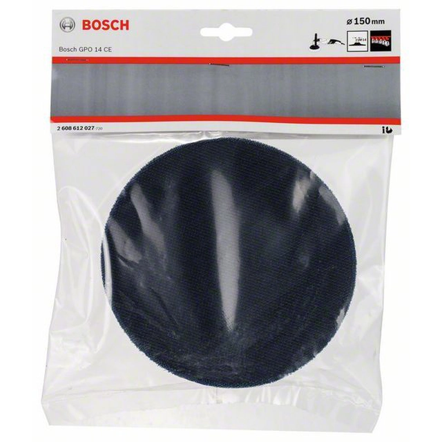 BOSCH Backing plate M14, ABOUT 150 mm, with Velcro fastening system diameter -150 mm