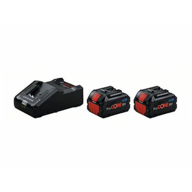 Bosch batteri och laddare set 18 V | 8 Ah