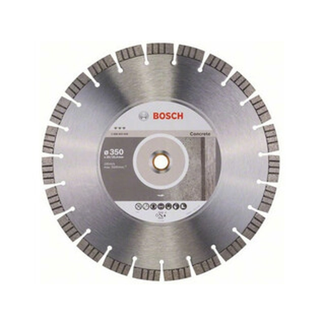 Bosch Best for Disc diamantat de tăiere pentru beton 350 x 25,4 mm