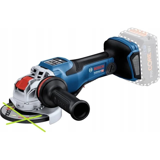 Bosch Bosch X-LOCK accu haakse slijper BITURBO GWX 18V-15 PSC Professional solo, 125mm (blauw/zwart, Bluetooth-module, zonder accu en oplader)