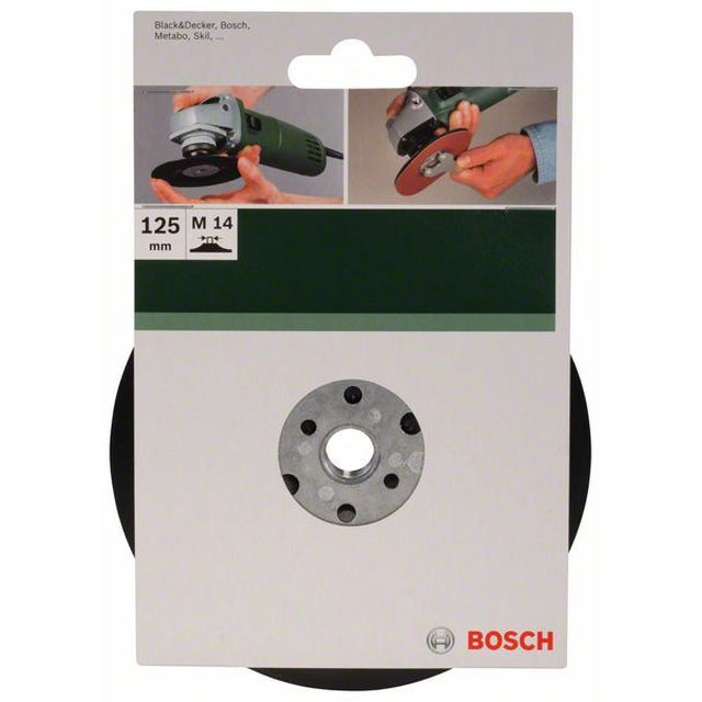 BOSCH brusna ploča za kutne brusilice, sistem stezanja,125 mm D -125 mm