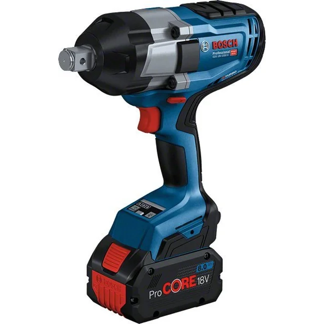 Bosch Cheie de impact fără acumulator Bosch BITURBO GDS 18V-1050 H Professional solo, 18V (albastru/negru, fără baterie și încărcător, 3/4 , în L-BOXX)