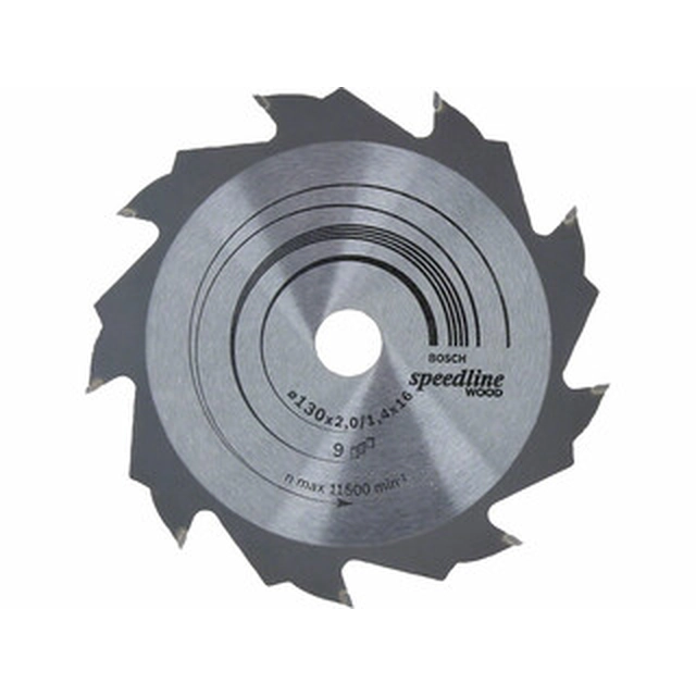 Bosch circular saw blade 130 x 16 mm | number of teeth: 9 db | cutting width: 2 mm