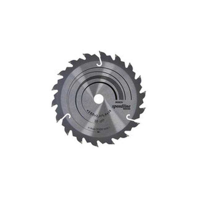 Bosch circular saw blade 160 x 16 mm | number of teeth: 18 db | cutting width: 2,2 mm