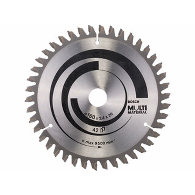 Bosch circular saw blade 160 x 20 mm | number of teeth: 42 db | cutting width: 2,4 mm