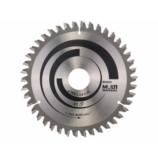 Bosch circular saw blade 165 x 30 mm | number of teeth: 42 db | cutting width: 2,4 mm