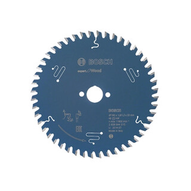 Bosch circular saw blade 180 x 20 mm | number of teeth: 36 db | cutting width: 2,6 mm