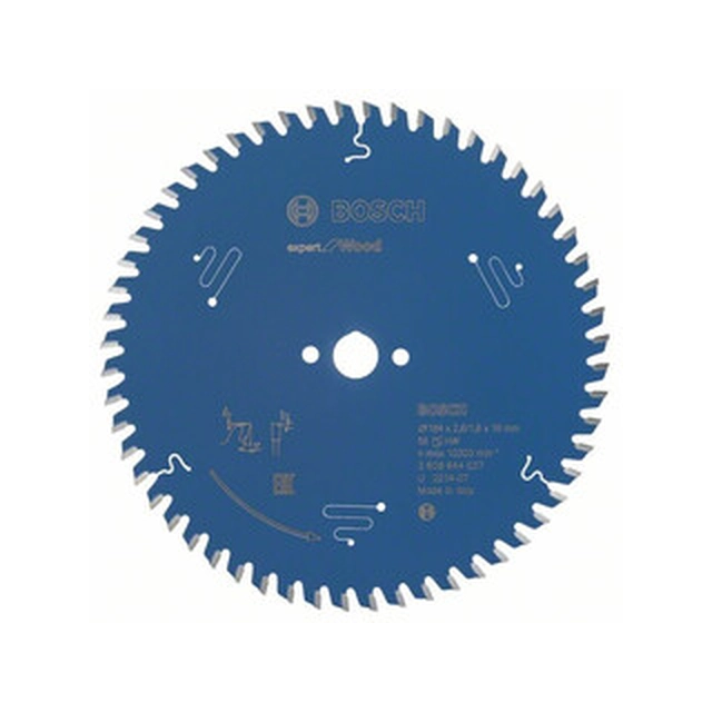 Bosch circular saw blade 184 x 16 mm | number of teeth: 56 db | cutting width: 2,6 mm