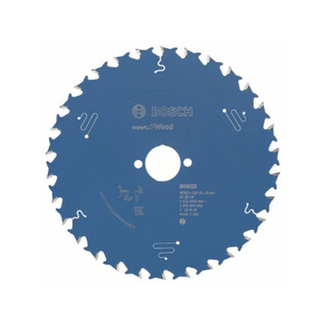 Bosch circular saw blade 200 x 30 mm | number of teeth: 30 db | cutting width: 2,8 mm