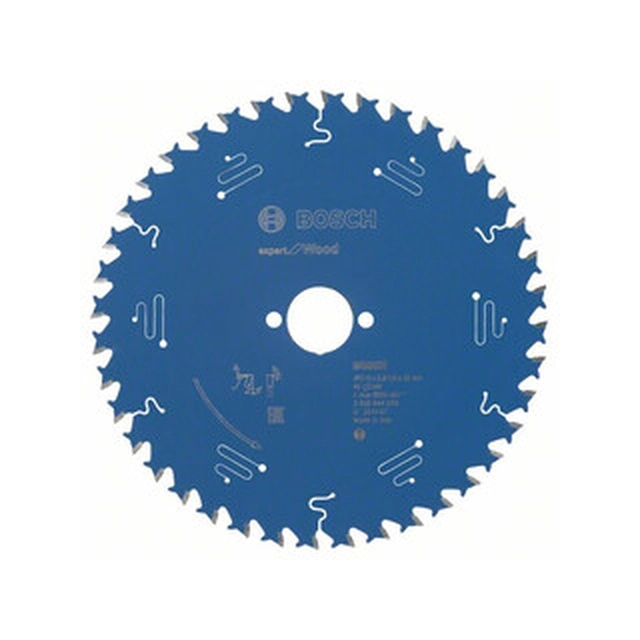 Bosch circular saw blade 210 x 30 mm | number of teeth: 40 db | cutting width: 2,8 mm