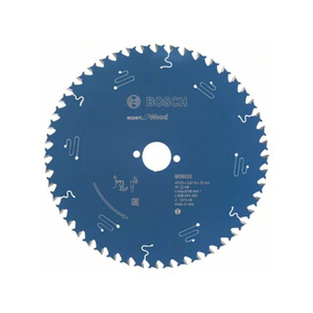 Bosch circular saw blade 235 x 30 mm | number of teeth: 48 db | cutting width: 2,8 mm