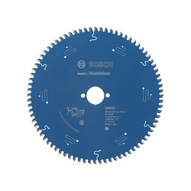 Bosch circular saw blade 235 x 30 mm | number of teeth: 80 db | cutting width: 2,6 mm