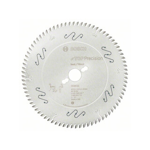 Bosch circular saw blade 250 x 30 mm | number of teeth: 80 db | cutting width: 3,2 mm