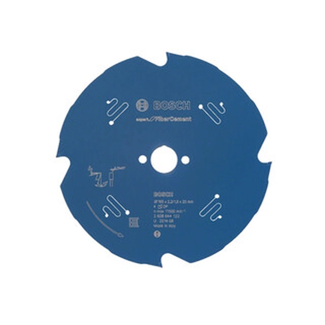 Bosch circular saw blade 254 x 30 mm | number of teeth: 6 db | cutting width: 2,4 mm