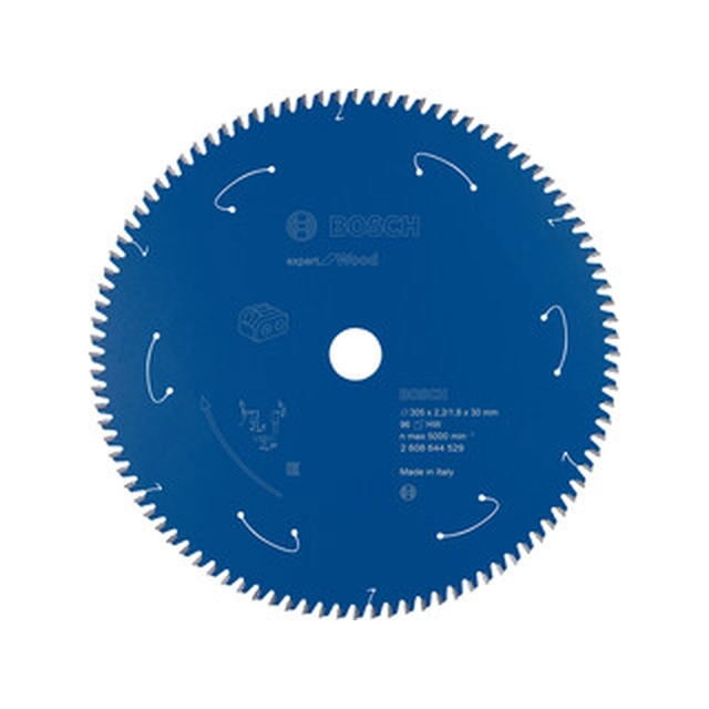 Bosch circular saw blade 305 x 30 mm | number of teeth: 96 db | cutting width: 2,2 mm