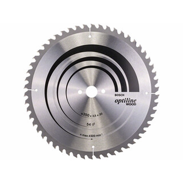 Bosch circular saw blade 350 x 30 mm | number of teeth: 54 db | cutting width: 3,5 mm