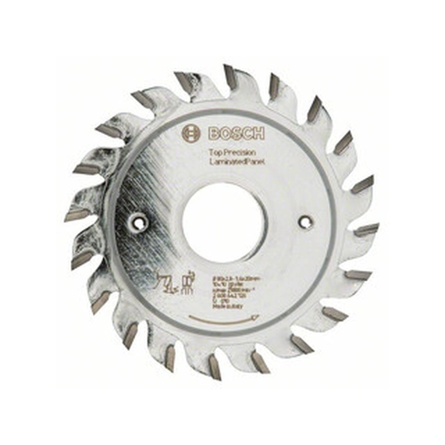 Bosch circular saw blade 80 x 20 mm | number of teeth: 20 db | cutting width: 2,8 mm