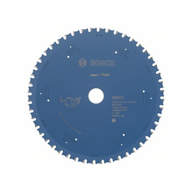 Bosch circular saw blade for steel - inox Number of teeth: 48 pcs | 230 x 25,4 x 1,6 mm